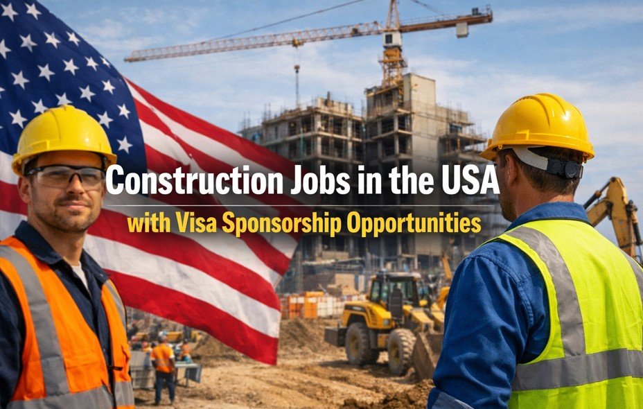Construction Jobs in the USA with Visa Sponsorship Opportunities