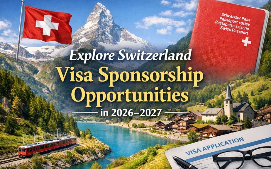 Explore Switzerland Visa Sponsorship Opportunities in 2026/2027