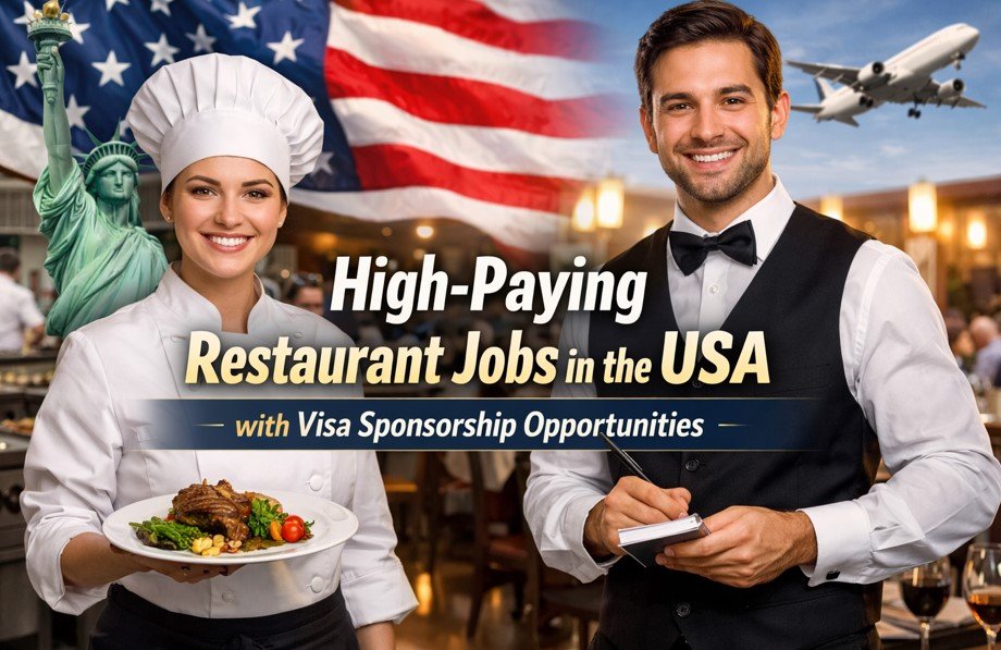 High-Paying Restaurant Jobs in the USA with Visa Sponsorship Opportunities