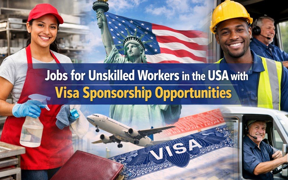 Jobs for Unskilled Workers in the USA with Visa Sponsorship Opportunities