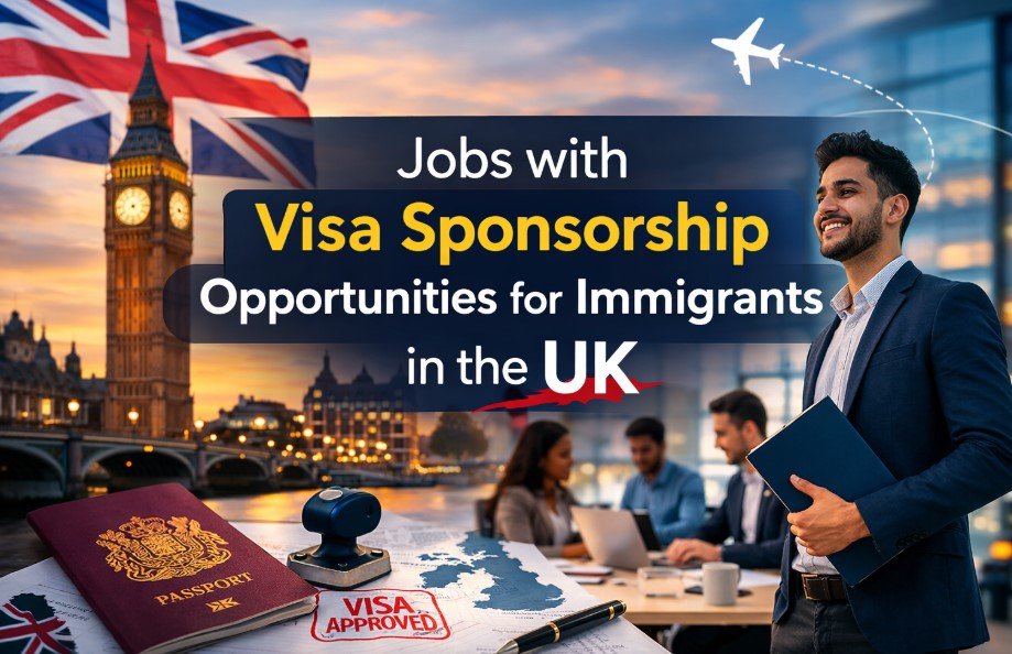 Jobs with Visa Sponsorship Opportunities for Immigrants in the UK