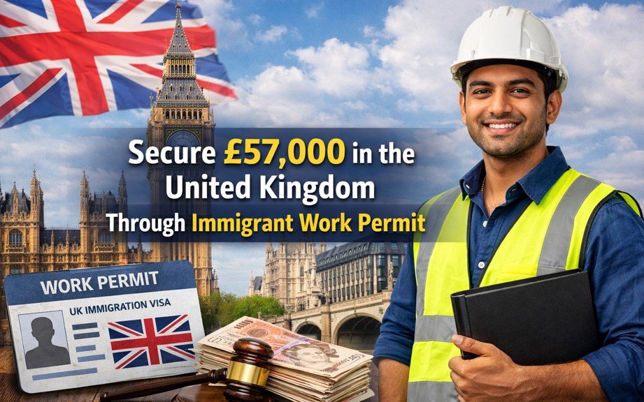 Secure £57,000 in the UK Through Immigrant Work Permit