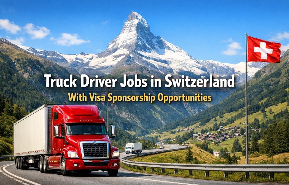 Truck Driver Jobs in Switzerland with Visa Sponsorship Opportunities